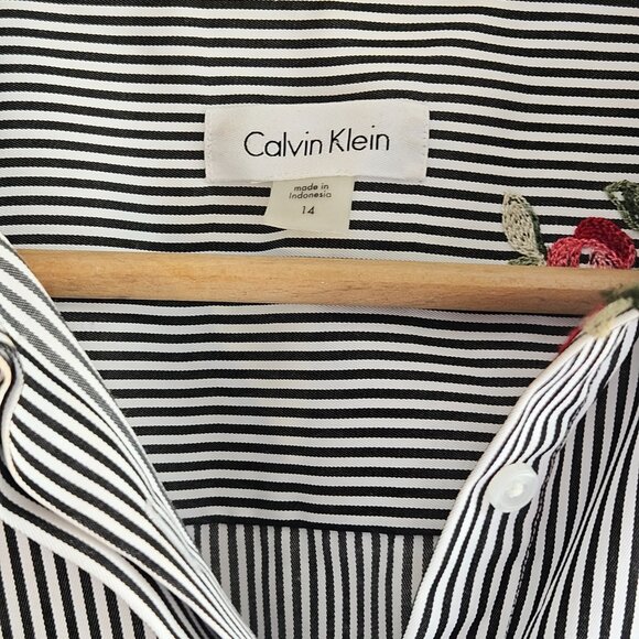 Calvin Klein Women's Dress Size 14 Cottagecore Parisian Chic Unique Romantic EUC - Picture 7 of 13